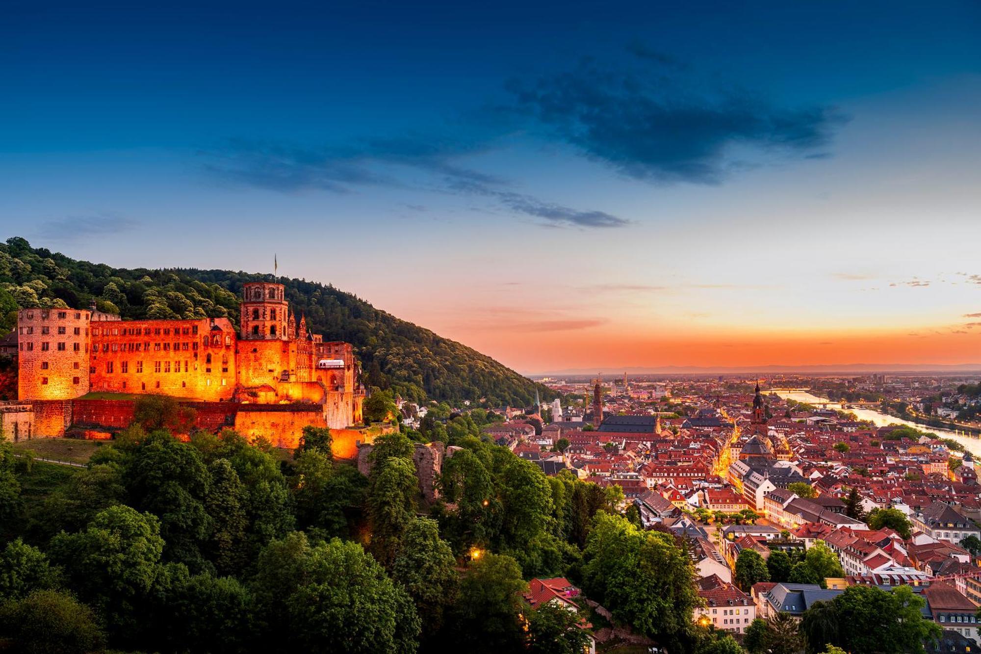 Hotel Goldene Rose Heidelberg Esterno foto